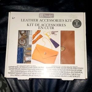 MAKE Market Leather Accessories kit make 2 leather projects